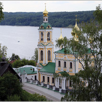 Храм Воскресения Христова. Подворье Никольского женского монастыря города Приволжска. 