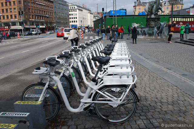 Копенгаген получил новые велосипеды Go bike