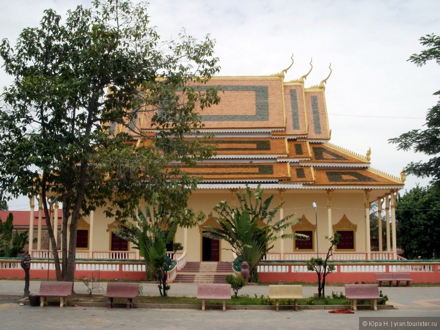 Городок Сием-Риап в Камбодже