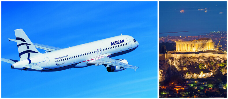 Путешествие в мир Греции с Aegean Airlines