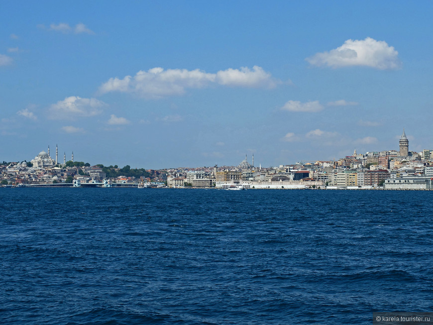 Вид на европейскую часть Стамбула 