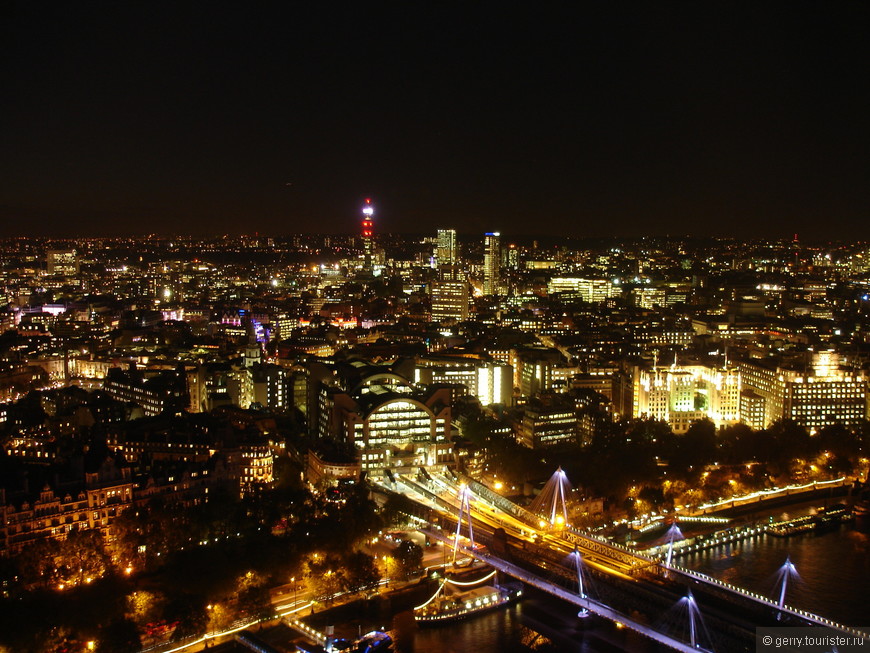 Ночной Лондон с LondonEye