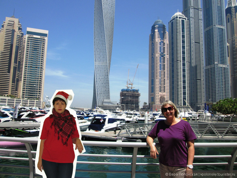 **Небоскрёбы в центре Дубаи.