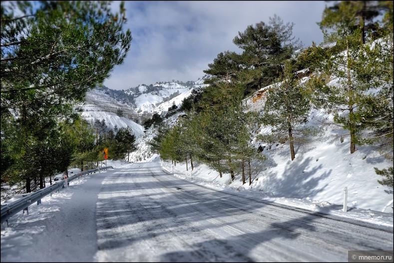 На Кипр пришла зима (часть 2) Troodos, Cyprus, Winter