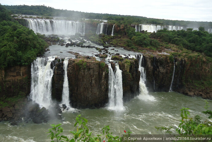 Водопады Игуасу с бразильской стороны