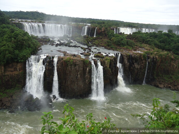 Водопады Игуасу с бразильской стороны