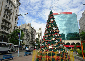В столице Уругвая -Монтевидео на Новый 2015 г