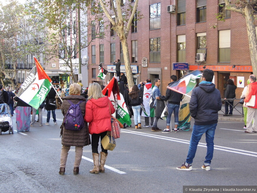 Демонстрация в Мадриде.