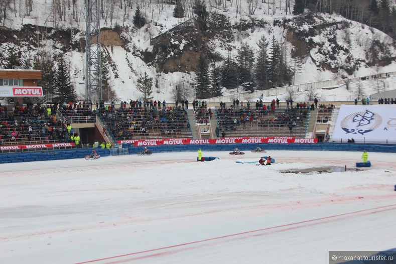 Третий этап 50-го Чемпионата Мира по мотогонкам на льду. Алматы, 2015год
