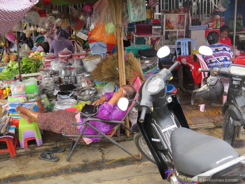 Рынок Psar Leu  - Market в Сиануквиле
