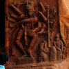 Изображение бога Шивы в пещерном храме Бадами