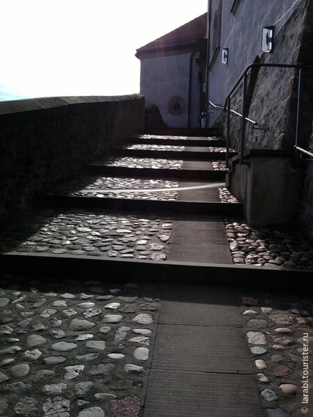 Замок Клиппенштайн. Королевская верховая лестница.