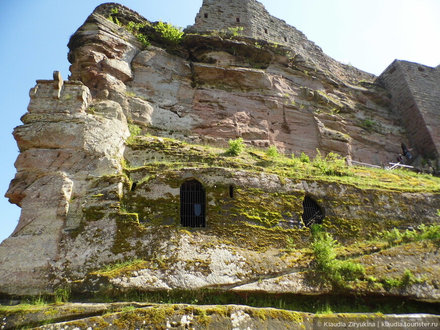 Крепость Флекенштайн, северные Вогезы.