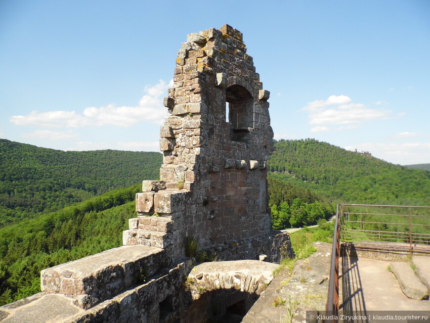 Крепость Флекенштайн, северные Вогезы.