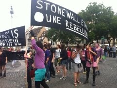 Демонстрация секс-меньшинств в Страсбурге.