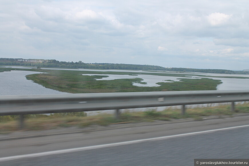 Река Свияга с трассы М-7 Волга.
