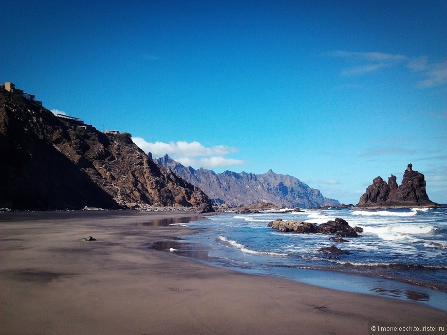 Playa de Benijo: Пляж с черным песком на Тенерифе