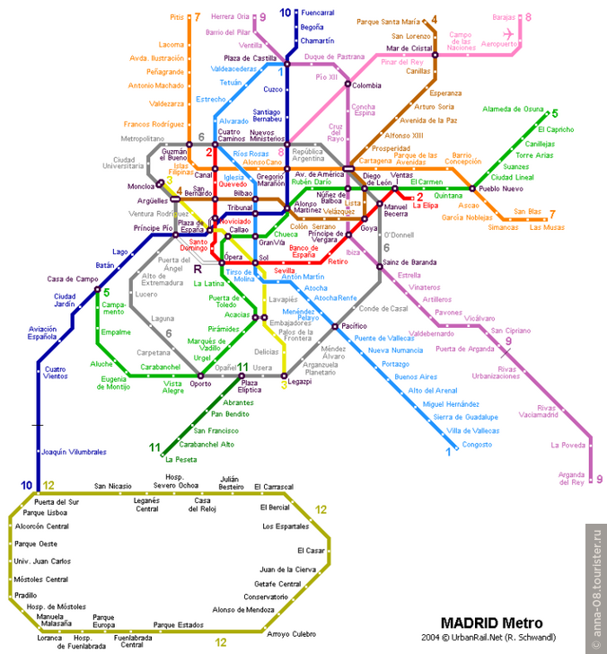 Не забывайте взять с собою карту метро