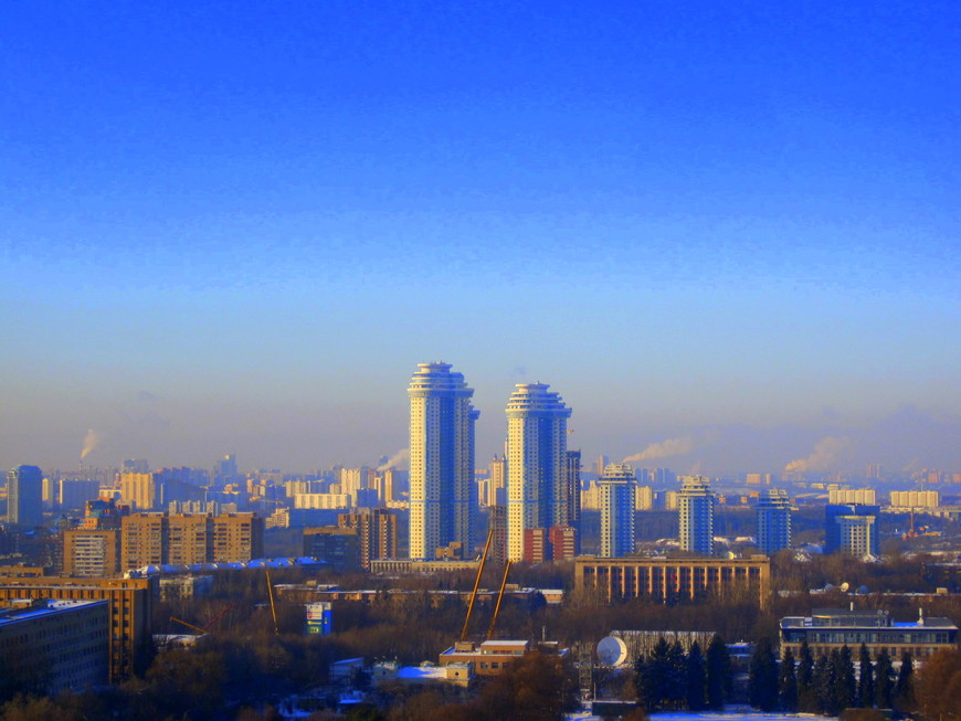 Москва: столичные высотки и экскурсия в МГУ (25.01.2014). Часть 2