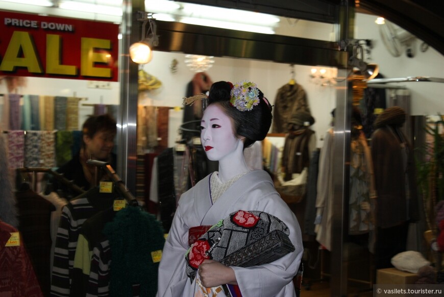 Случайно в Японии встретить гейшу