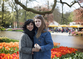Фотосессия в парке цветов Кекенхоф