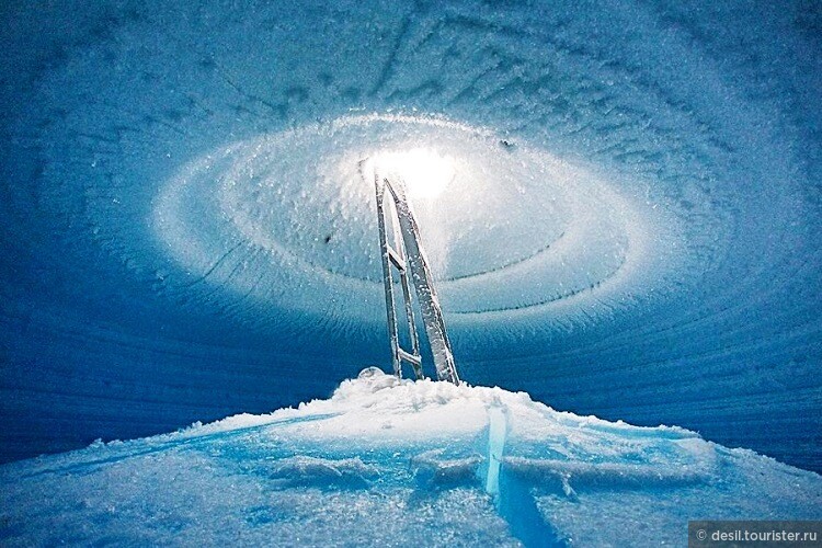 Ледяные пещеры Южного полюса