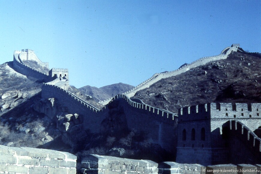 Китай 1988: Моя вторая заграница, часть 3. Великая Китайская или Бадалинская стена
