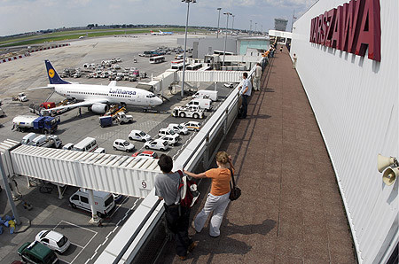 Новый терминал в Международном аэропорту им Шопена. Варшава.