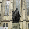Памятник великому композитору И.С. Баху перед церковью Святого Томаса.