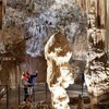 Величественная сталагмитовая Колонна и сияюще-белый Бриллиант - символы Постойнской пещеры.