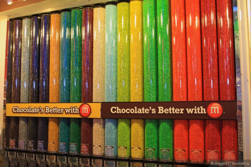 Мир разноцветного шоколада.