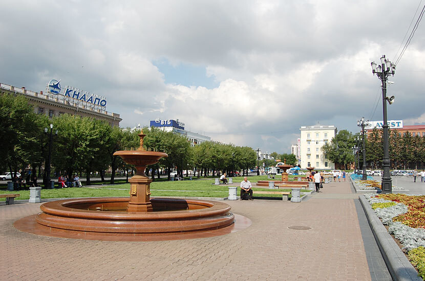 Хабаровск - на высоком берегу Амура