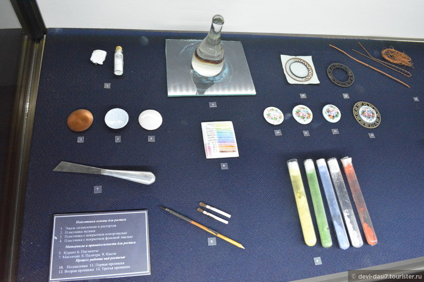 Инструменты для росписи эмалью