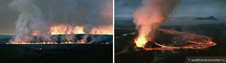 Извержение Краплы в 1984 году. Из Интернета