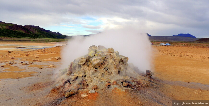Вулканические и геотермальные зоны северной Исландии