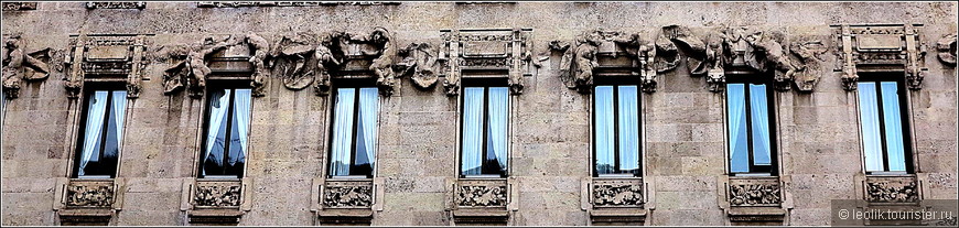 Элемент декора палаццо Кастильоне.