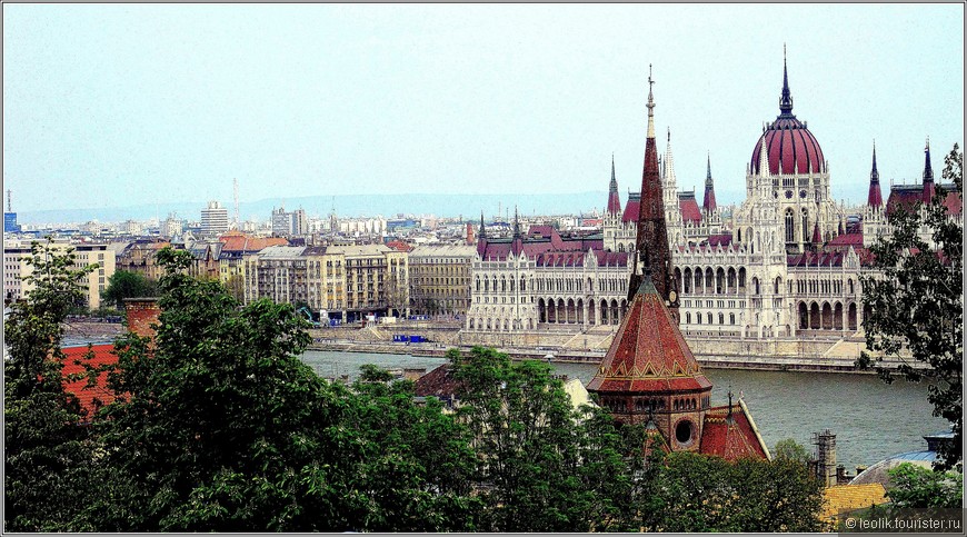 Будапешт. Налево Буда, направо Пешт