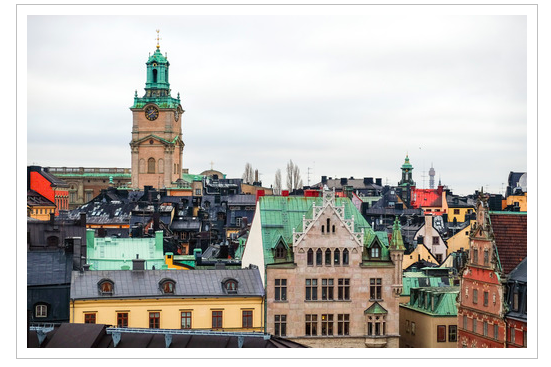 Экскурсия по крышам в Стокгольме