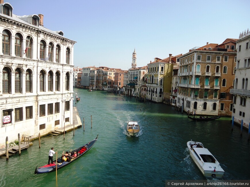 Самостоятельно по Венеции (Часть 2 - Гранд-канал, мост Риальто и палаццо Ка-Реццонико)