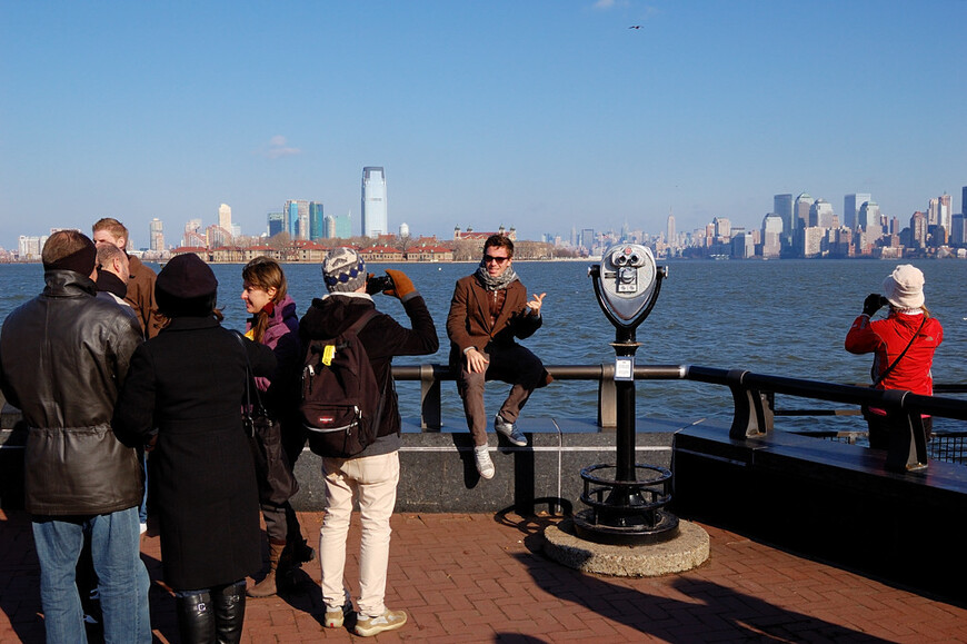 Первый день в Нью-Йорке — статуя Свободы, Уолл-стрит и Бруклинский мост
