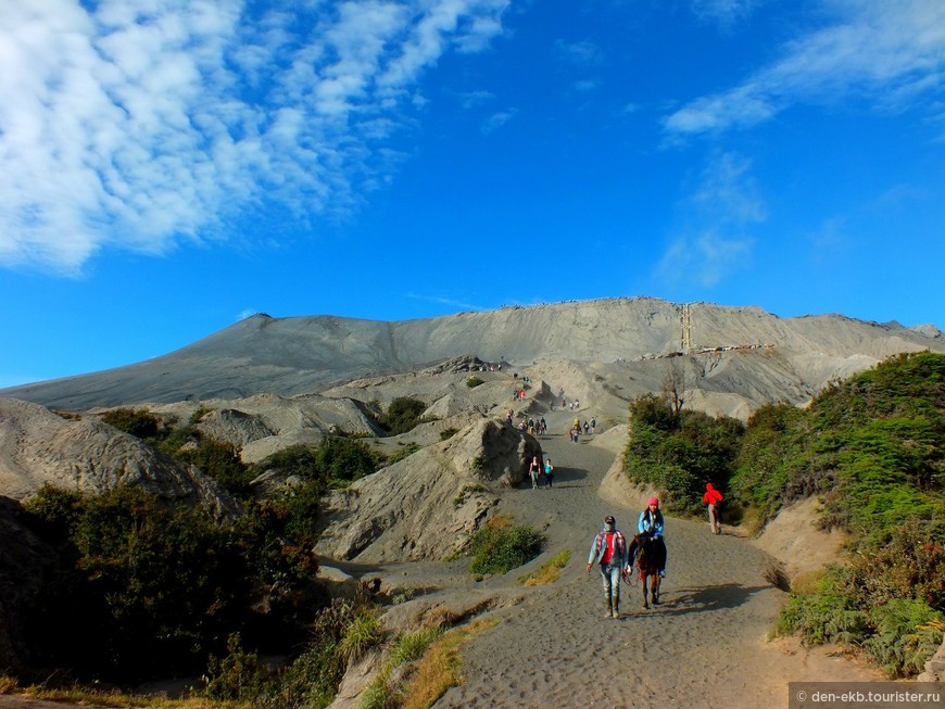 Прогулки по вулкану Бромо