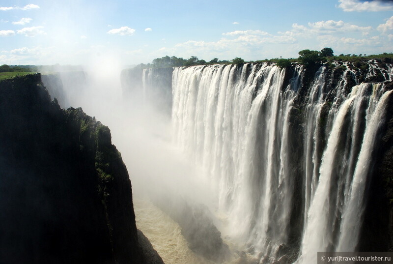 Водопад Виктория на стороне Замбии