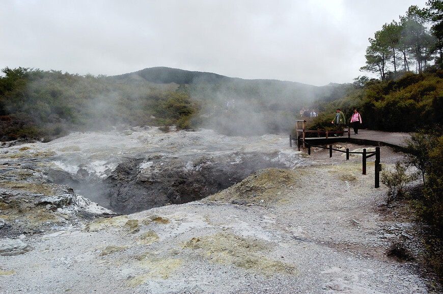 Новая Зеландия! Геотермальный парк Вай-О-Тапу