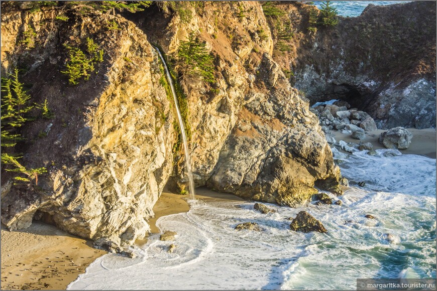 Жемчужина калифорнийского побережья - водопад Mс Way