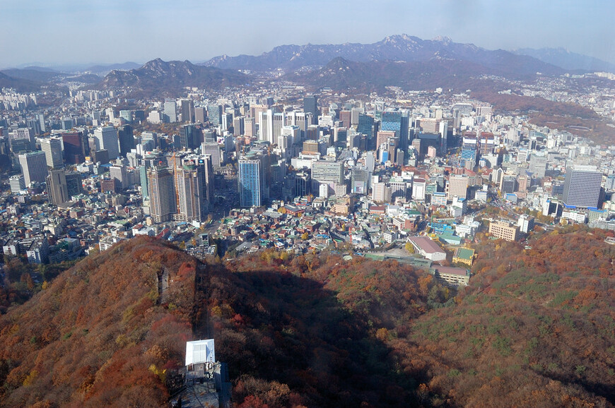Первое знакомство с Сеулом - N Seoul Tower и ворота Намдэмун
