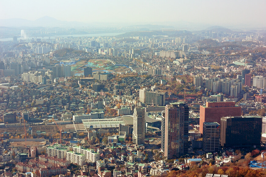 Первое знакомство с Сеулом - N Seoul Tower и ворота Намдэмун