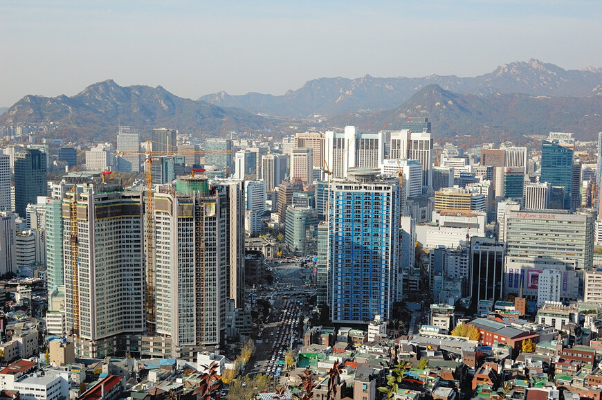 Первое знакомство с Сеулом - N Seoul Tower и ворота Намдэмун