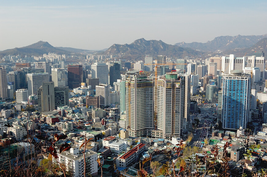 Первое знакомство с Сеулом - N Seoul Tower и ворота Намдэмун