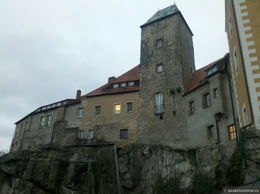 Саксония: Хонштайн — крепость и городок на скалах