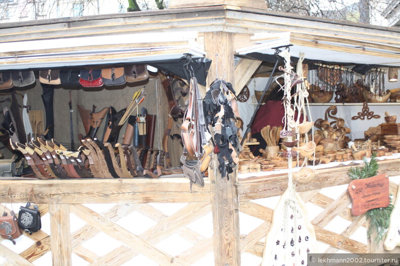 Средневековый рынок в Мюнхене.